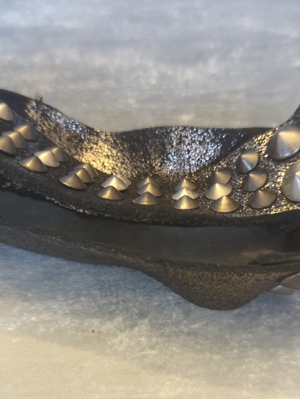 Boot Straps Skull And Rhinestone.Adjustable. - Picture 3 of 5